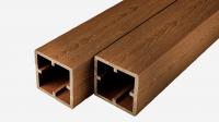Столб заборный Варяжский Композит 3000x120x120 мм Дуб